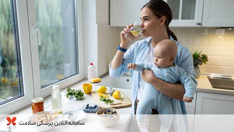 تغذیه مناسب برای مادران شیرده