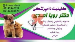 کلینیک دامپزشکی دکتر رویا احدی